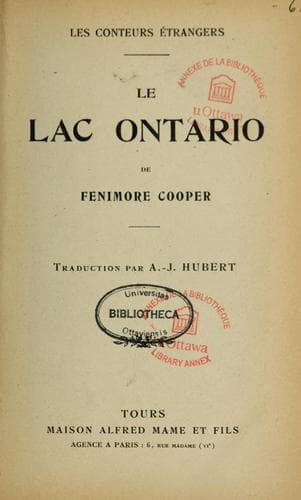 Tapa de Lake Ontario