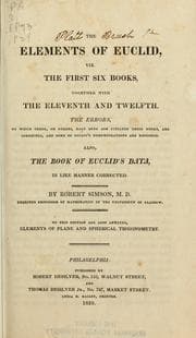 Tapa de The Elements of Euclid
