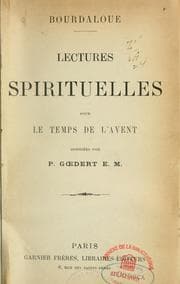 Tapa de Lectures spirituelles pour le temps de l'avent disposées