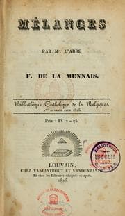 Tapa de Mélanges