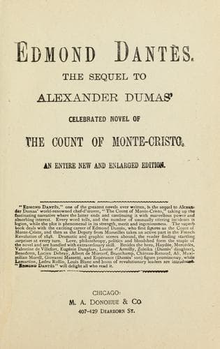 Tapa de Edmond Dantès