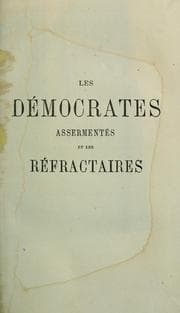 Tapa de Les Démocrates assermentés et les réfractaires