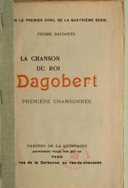Tapa de La Chanson du roi Dagobert