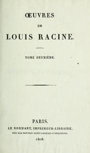 Tapa de Oeuvres de Louis Racine