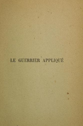 Tapa de Le guerrier appliqué