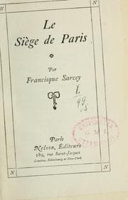 Tapa de Siège de Paris