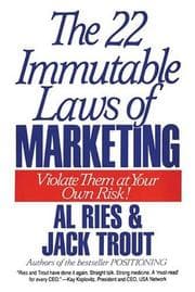 Tapa de The 22 Immutable Laws of Marketing