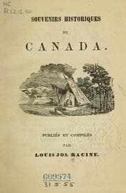 Tapa de Souvenirs historiques du Canada