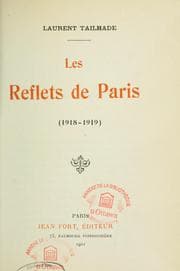 Tapa de Les reflets de Paris (1918-1919)