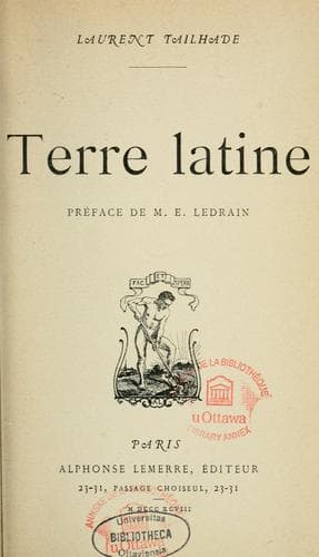Tapa de Terre latine