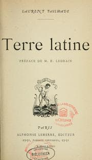 Tapa de Terre latine
