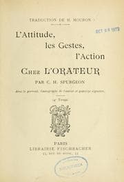 Tapa de L'attitude, les gestes, l'action chez l'orateur