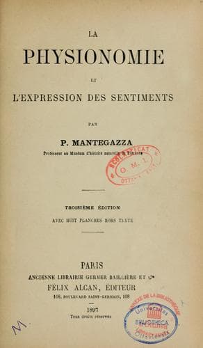 Tapa de La physionomie et l'expression des sentiments