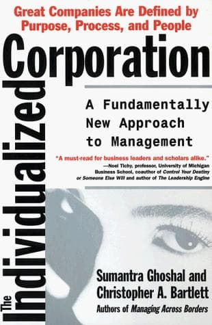 Tapa de The Individualized Corporation