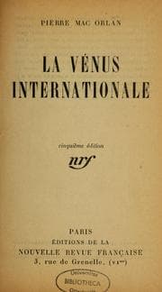 Tapa de La Venus internationale