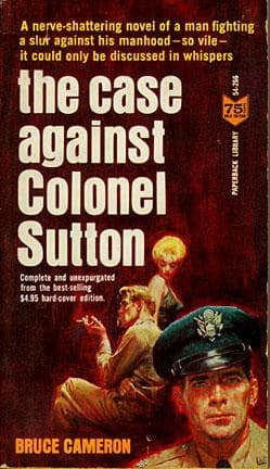 Tapa de The case against Colonel Sutton