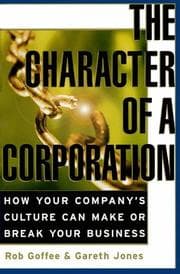 Tapa de The character of a corporation