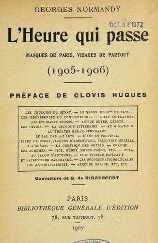 Tapa de L'heure qui passe