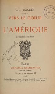 Tapa de Vers le coeur de l'Amérique