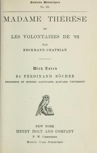 Tapa de Madame Thérèse