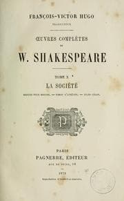 Tapa de La société (Julius Caesar / Measure for Measure / Timon of Athens)