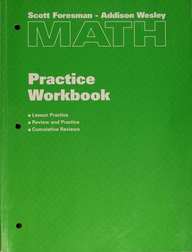 Tapa de Scott Foresman-Addison Wesley math