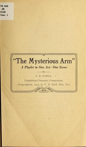 Tapa de The mysterious arm ...