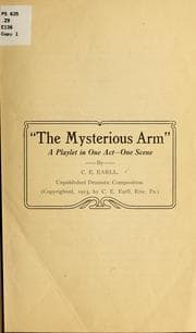 Tapa de The mysterious arm ...