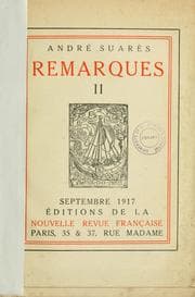 Tapa de Remarques