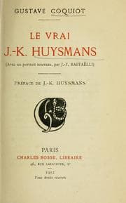 Tapa de Le vrai J.K. Huysmans (avec un portrait nouveau