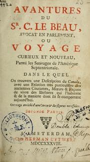 Tapa de Aventures du Sr. C. Le Beau, avocat en parlement