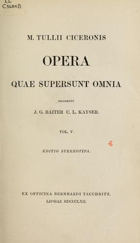 Tapa de Opera quae supersunt omnia