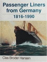 Tapa de Passenger liners from Germany, 1816-1990
