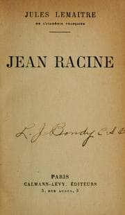 Tapa de Jean Racine