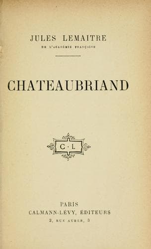 Tapa de Chateaubriand