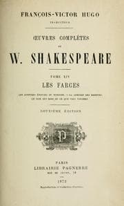 Tapa de Les farces (Comedy of Errors / Merry Wives of Windsor / Twelfth Night)