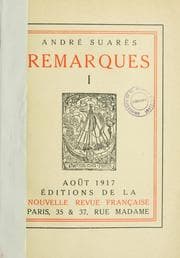 Tapa de Remarques