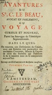 Tapa de Aventures du Sr. C. Le Beau, avocat en parlement