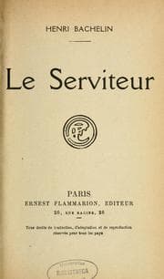 Tapa de Le serviteur