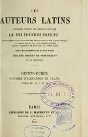 Tapa de Histoire d'Alexandre le Grand