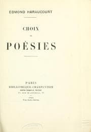 Tapa de Choix de poésies