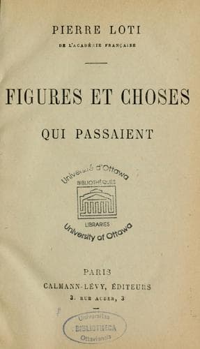 Tapa de Figures et choses qui passaient