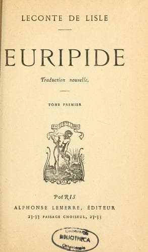 Tapa de Euripide