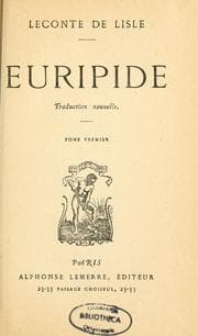 Tapa de Euripide