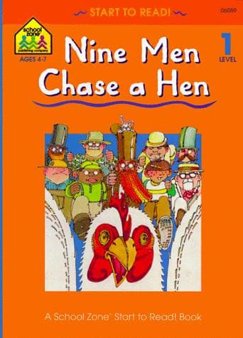 Tapa de Nine men chase a hen