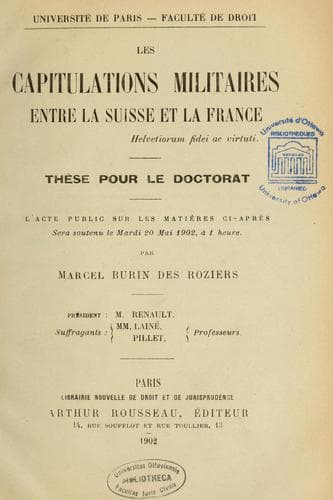 Tapa de Thèses de doctorat