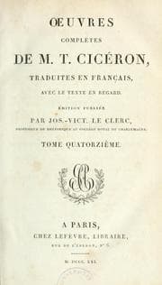 Tapa de Oeuvres complètes