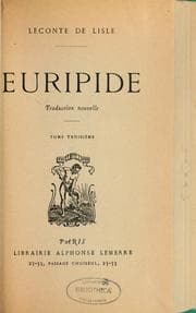 Tapa de Euripide