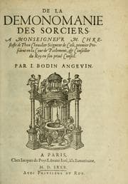 Tapa de De la demonomanie des sorciers