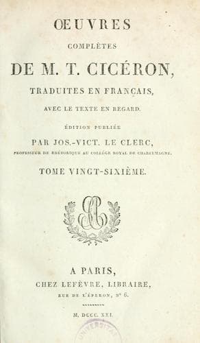 Tapa de Oeuvres complètes
